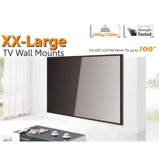 Equip Soporte de Pared para Pantalla de Pared 60"-100" Inclinable VESA 1000x800 Max 100Kg