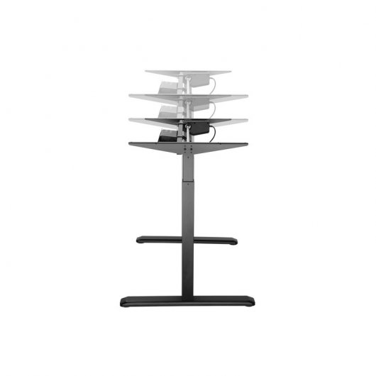 Equip Mesa Eléctrica Regulable 180cm Max 80 Kg Negra