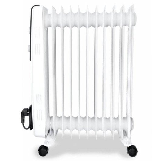 Radiateur à Huile Orbegozo RF 2500 2500W 11 Éléments Roulettes Poignée Sécurité