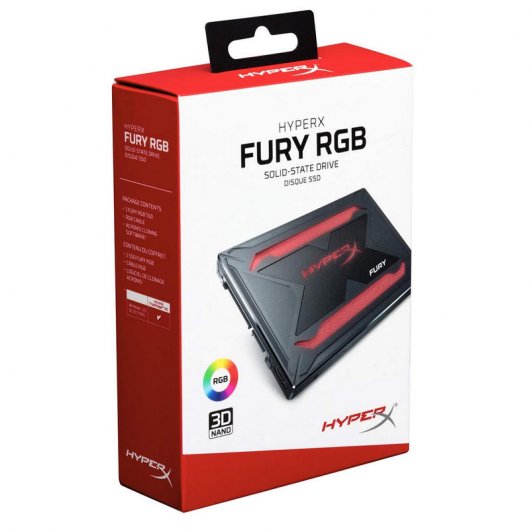 Kingston HyperX FURY SSD 480GB RGB SATA3