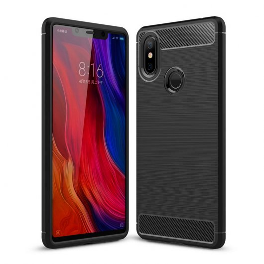 German Tech Funda TPU Elite Carbon Negra para Xiaomi Mi 8 SE