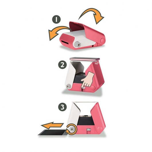 Kiipix Impresora Fotográfica Inalámbrica Rosa para Smartphone