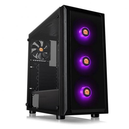Thermaltake  Versa J23 TG RGB Edition USB 3.0 Cristal Templado