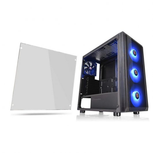 Thermaltake  Versa J23 TG RGB Edition USB 3.0 Cristal Templado