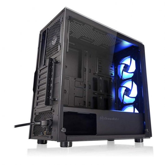 Thermaltake  Versa J23 TG RGB Edition USB 3.0 Cristal Templado