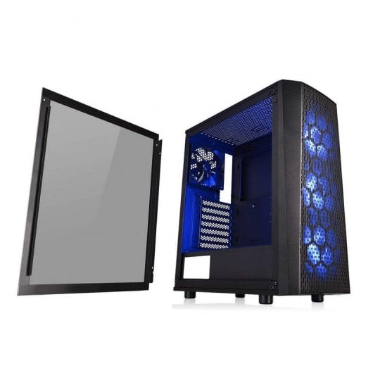 Thermaltake Versa J24 TG RGB Edition USB 3.0 Cristal Templado