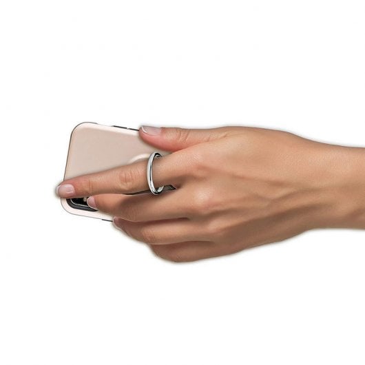 Muvit Ring Magnética Funda Rosa Oro para Apple iPhone X