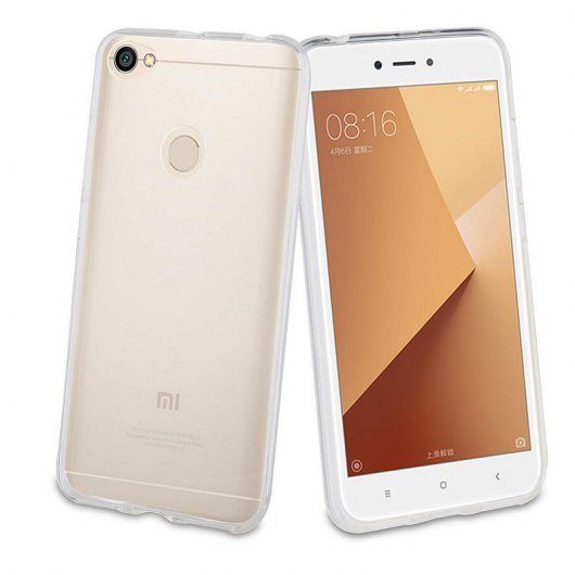 Muvit Cristal Soft Funda Transparente para Xiaomi Redmi Note 5A Prime 