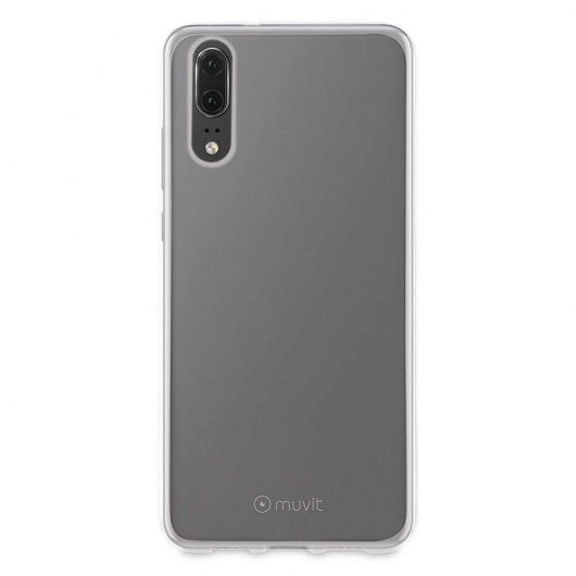 Muvit Cristal Soft Funda Transparente para Huawei P20