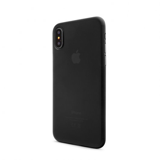 Unotec Super-Slim Funda Negra para iPhone X/XS