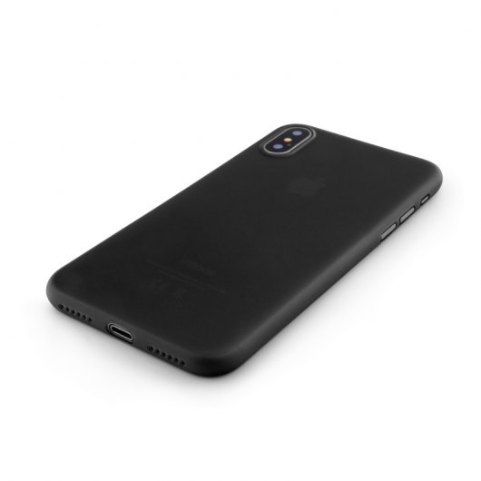 Unotec Super-Slim Funda Negra para iPhone X/XS