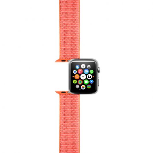 Unotec Correa Velcro para Apple Watch 42/44mm Naranja