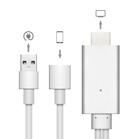 Unotec Adaptador de HDMI para iPhone y iPad