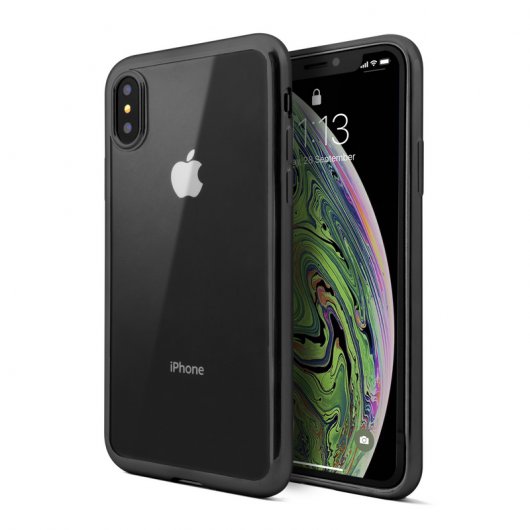 Capa Unotec TPU Gel Max Frame Preta para iPhone XS