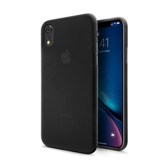 Unotec Capa Super-Slim Transparente Preta para iPhone XR