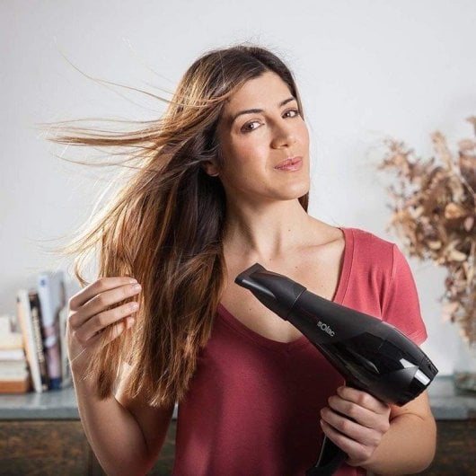 Sèche-cheveux Ionique Professionnel Solac Expert 2600 Tourmaline 2600W 2 Températures 3 Vitesses avec Accessoires Noir Violet