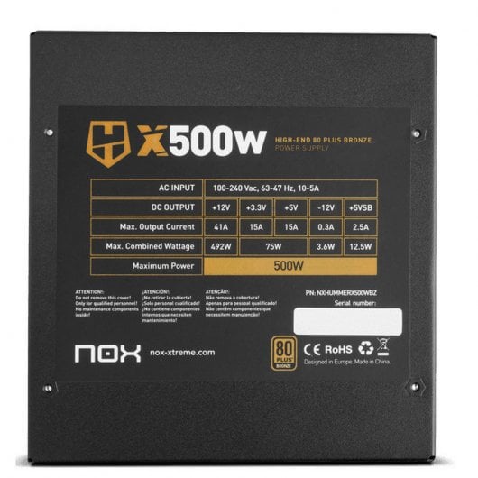 NOX HUMMER X500W Sorgente semimodulare in bronzo