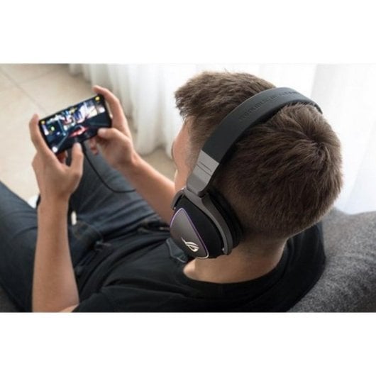 Auriculares ASUS ROG Delta Gaming con cable USB-C Multiplattform RGB Schwarz
