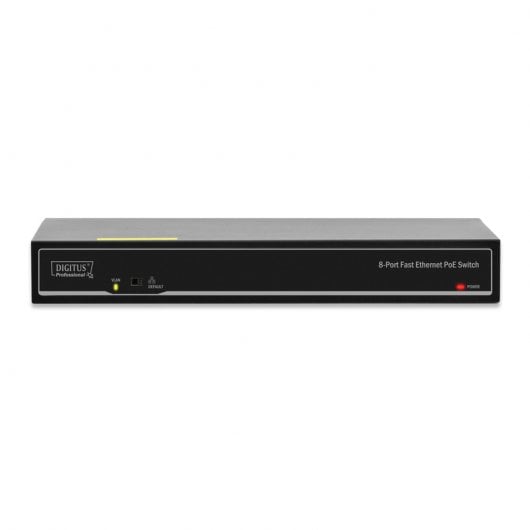 Digitus DN-95323 Switch 8 Portas 10/100 PoE VLAN + 1x UpLink