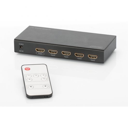 Digitus Conmutador 4K HDMI 5x1