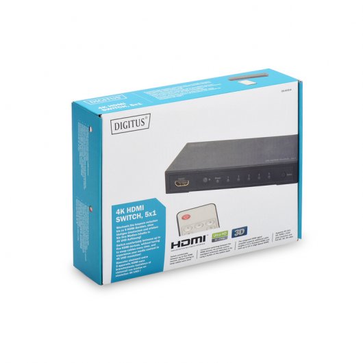 Digitus Conmutador 4K HDMI 5x1