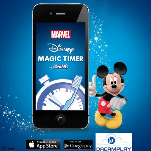 Braun Oral-B Kids Power Mickey Mouse 90º Aniversário Escova Elétrica Recarregável para Crianças