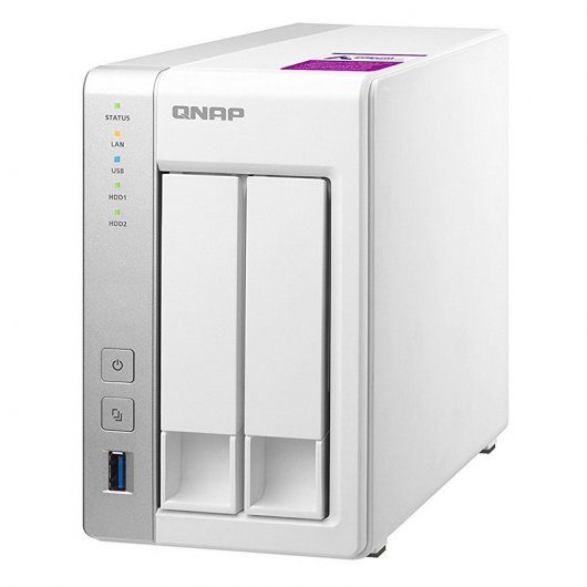 QNAP TS-231P2 NAS Tower Ethernet/LAN Blanc AL314