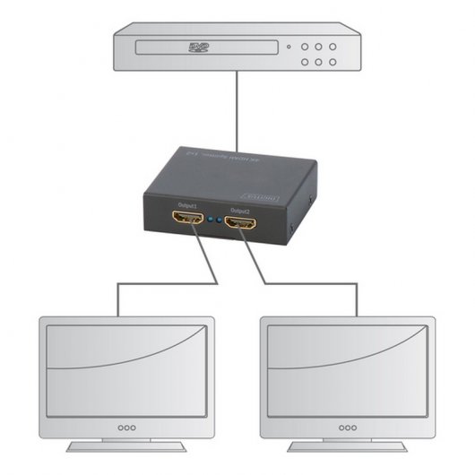 Digitus DS-46304 Switch 2 Puertos HDMI 4K