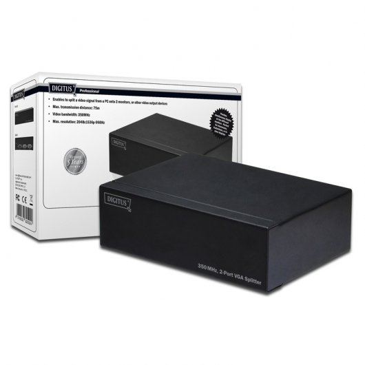 Digitus DS-41100 Separador 2 Puertos VGA 