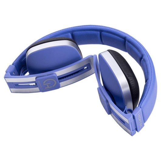 Auricular Hiditec Wave Azul Alámbrico 40mm Graves Potentes 185g