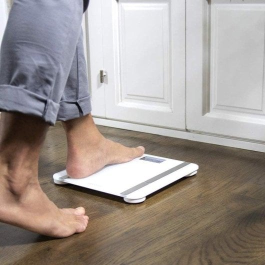 Bascule de salle de bain Cecotec Surface Precision 9400 Full Healthy blanche, analyse corporelle multifonction