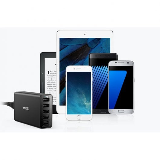 Anker PowerPort 5 Cargador USB 5 Puertos
