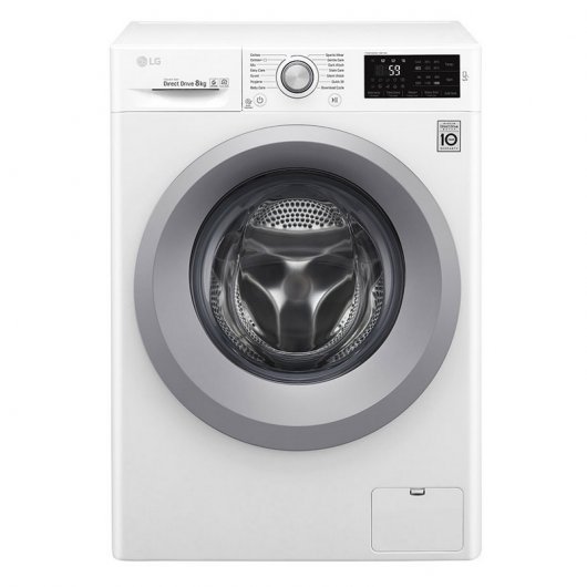 LG F2J5TN4W Lavadora de Carga Frontal 8Kg A+++ Blanco