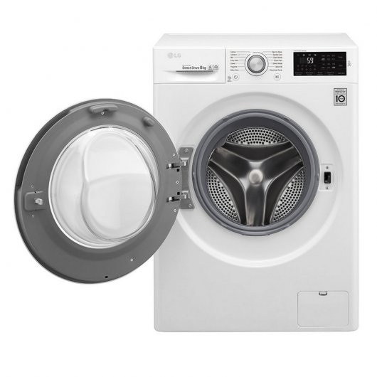 LG F2J5TN4W Lavadora de Carga Frontal 8Kg A+++ Blanco