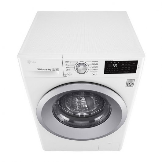 LG F2J5TN4W Lavadora de Carga Frontal 8Kg A+++ Blanco