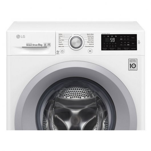LG F2J5TN4W Lavadora de Carga Frontal 8Kg A+++ Blanco