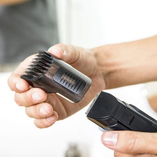 Tondeuse Barbe Taurus Spiro Sans Fil 11 Longueurs 40min Lame Acier Aspirateur