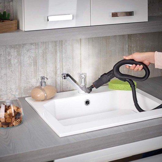 Polti Vaporetto Smart 100_T Pulitore a Vapore Cilindrico 1500W 4 bar Blu/Bianco