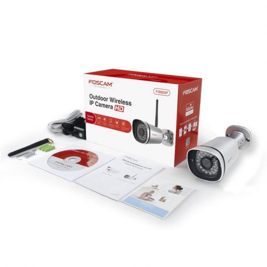 Foscam FI9800P Cámara IP de Vigilancia para Exterior HD Wifi