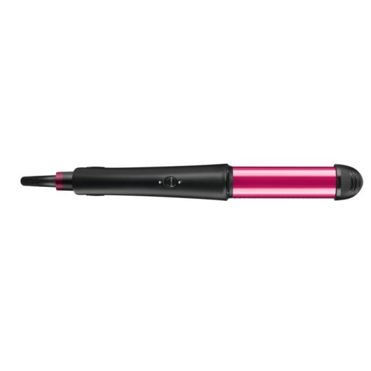 Lockenstab mit Klemme Rowenta Multistyler Fashion Stylist 3-in-1 Keramik 35mm 170-200°C 2 Stufen Ionen-Technologie Schwarz/Rosa