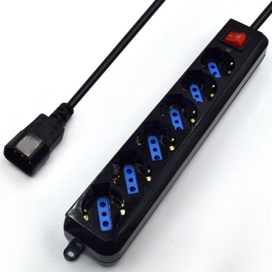 Régua de tomadas Ewent EM3925 6 tomadas proteção infantil interruptor cabo 1,5 m