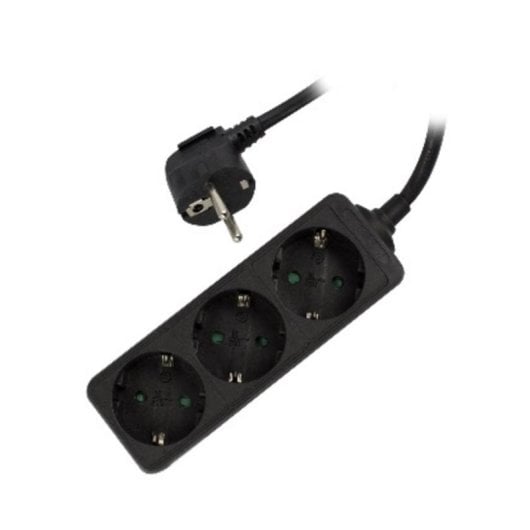 Multiprise Ewent EW3959 3 Prises Type F Câble 1,5 m Intérieur Noir