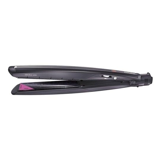 Prancha de Cabelo Cerâmica e Titânio BaByliss Diamond Slim ST326E 235ºC 16 Definições Seco e Húmido Desligar Automático Preto