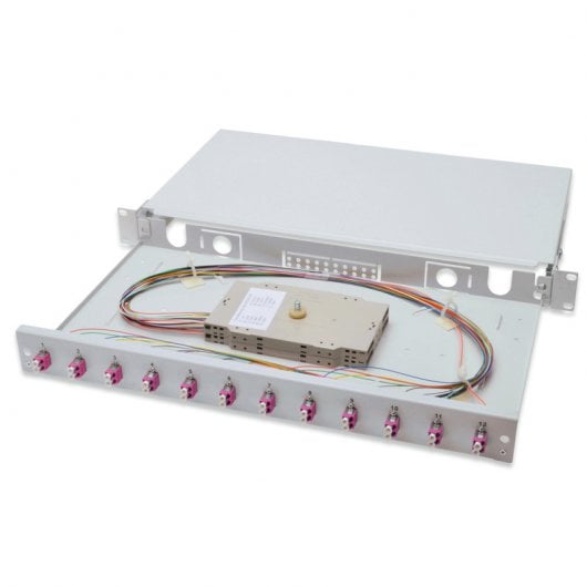 Digitus Profesional Caixa de Emenda de Fibra Ótica 1U Equipada LC OM4