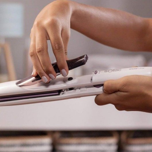 Solac Steam Lissé Plancha de Pelo Cerámica
