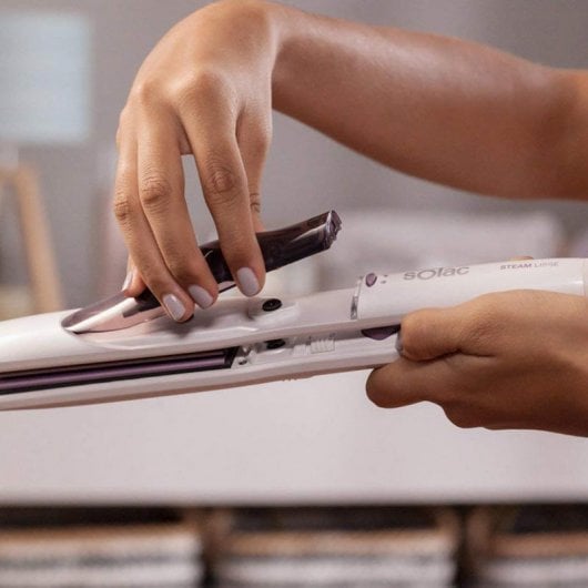 Solac Steam Lissé Plancha de Pelo Cerámica