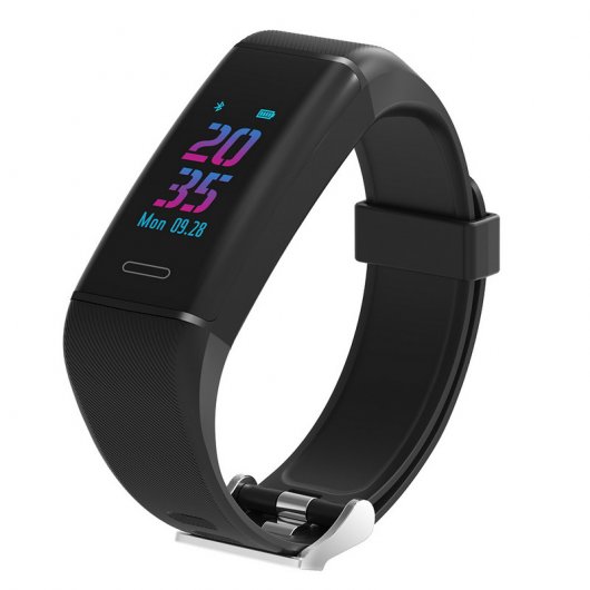 Leotec Training Pro GPS Color Pulsera de Actividad Negra