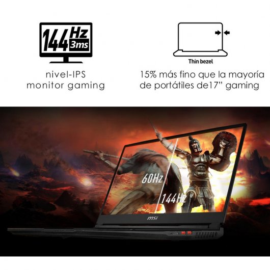 MSI GE75 Raider 8RF-012XES Intel Core i7-8750H/16GB/1TB+512SSD/GTX1070/17.3"