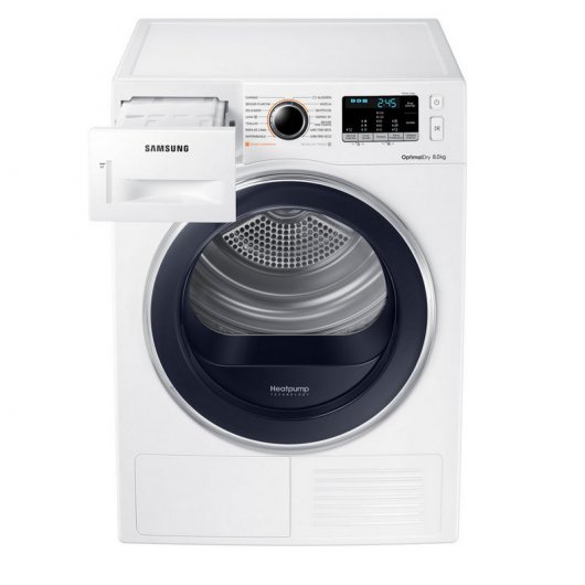 Samsung DV80M5010QW Secadora Bomba de Calor de Carga Frontal 8Kg A++ Blanco