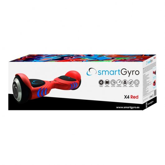 SmartGyro X4 Hoverboard Eléctrico Rojo